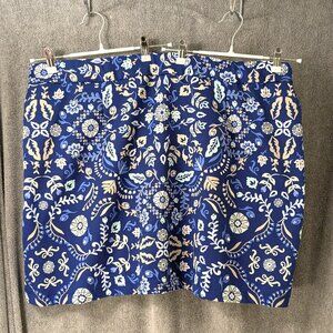 New! Women's Plus Size Floral Skirt Skort 24W (46" Waist) Pockets!